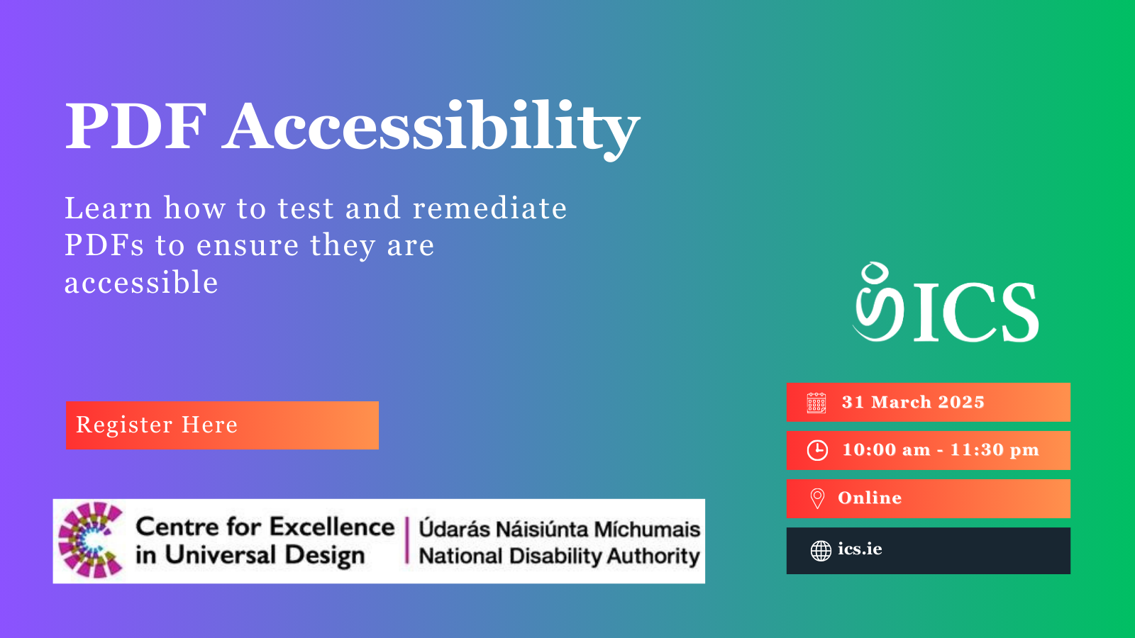 PDF Accessibility Banner